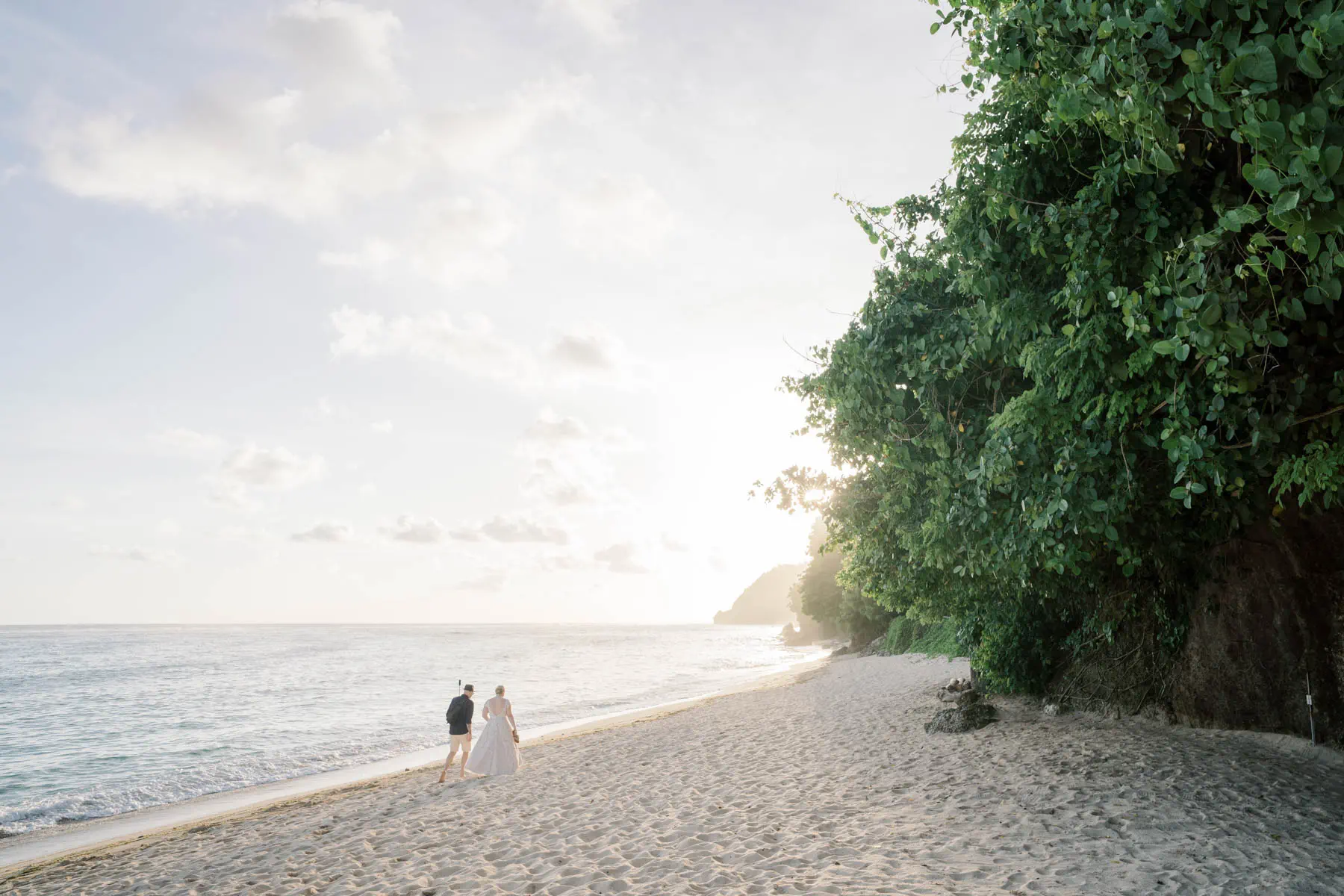 Elopement beach wedding in nusa dua