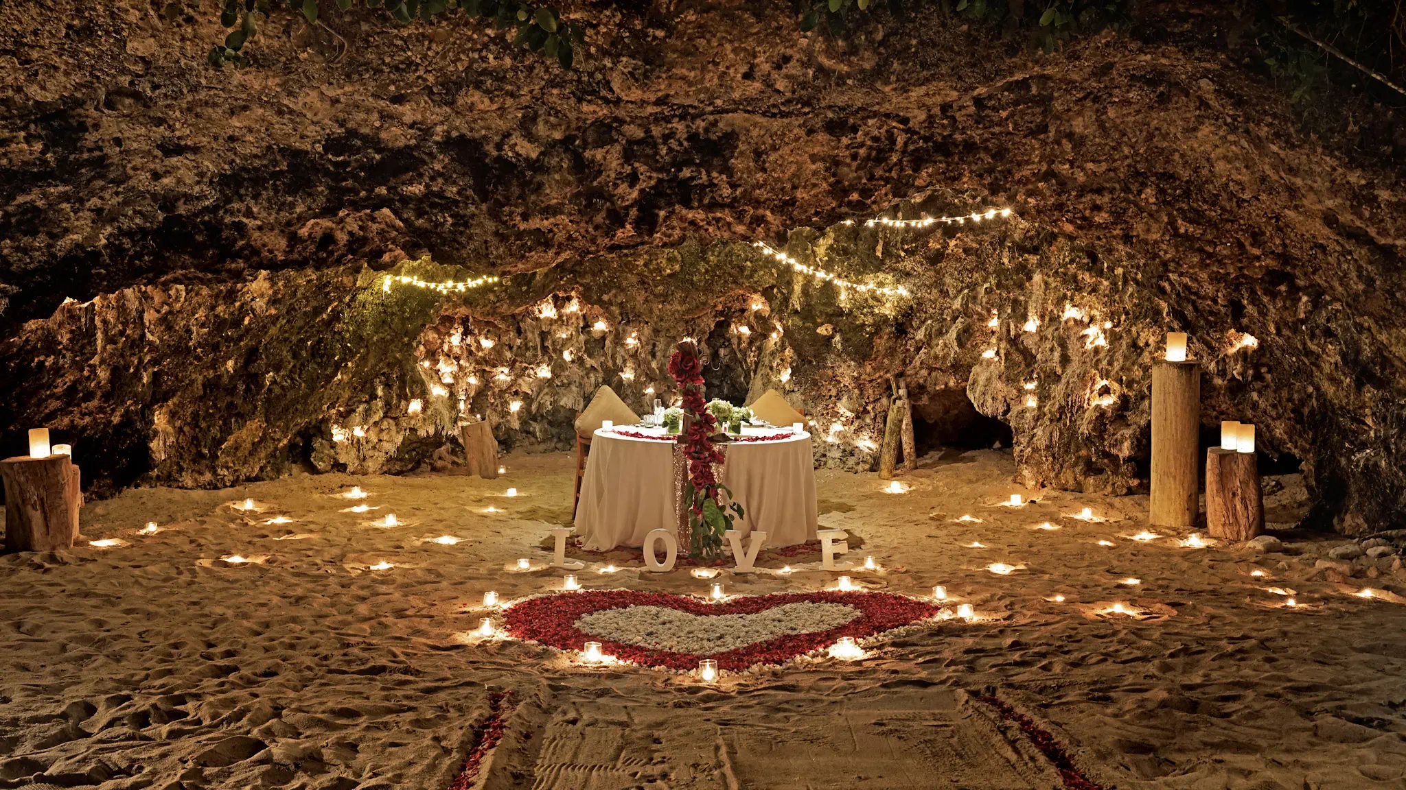 Elopement wedding at samabe beach cave
