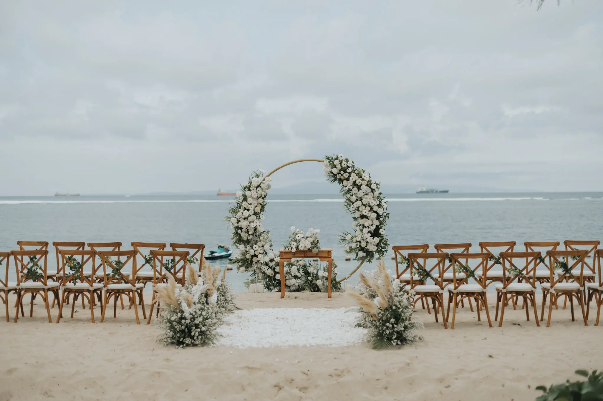 Signature beach wedding at sadara