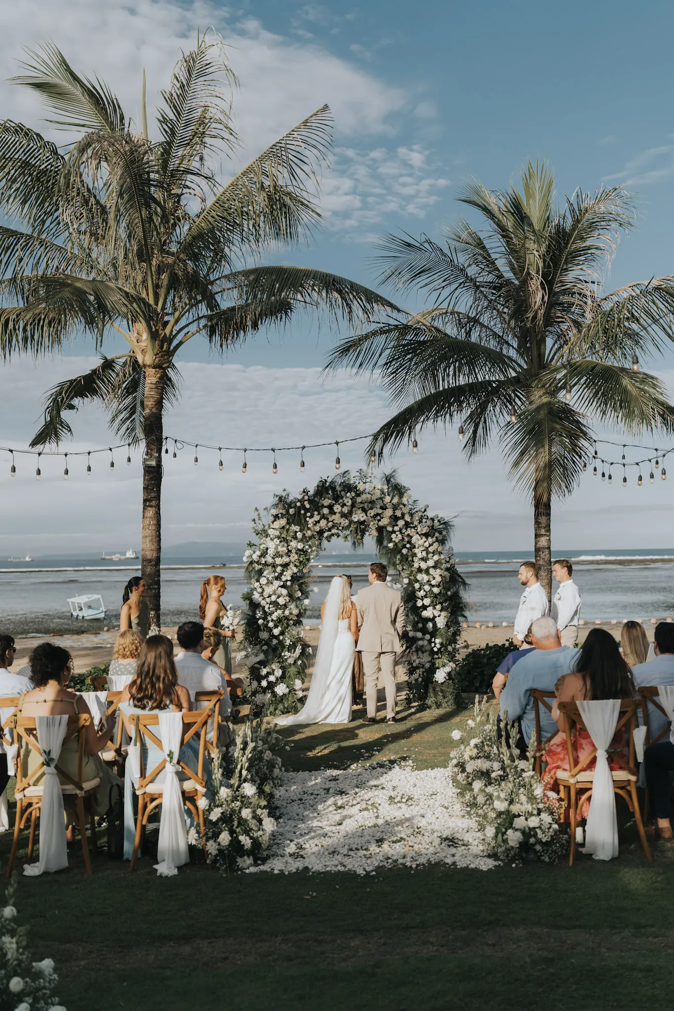 Signature beach wedding at sadara