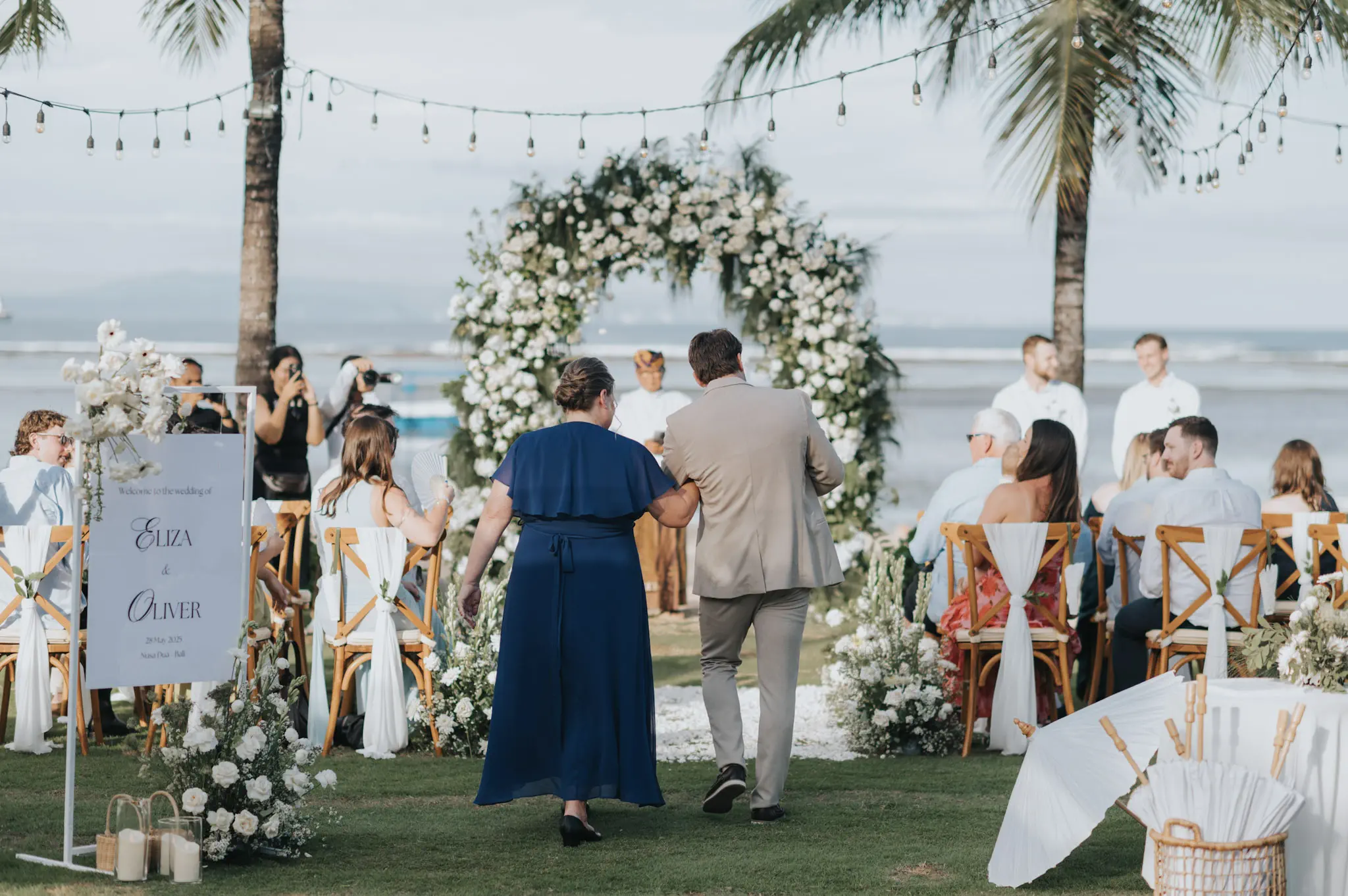 Signature beach wedding at sadara
