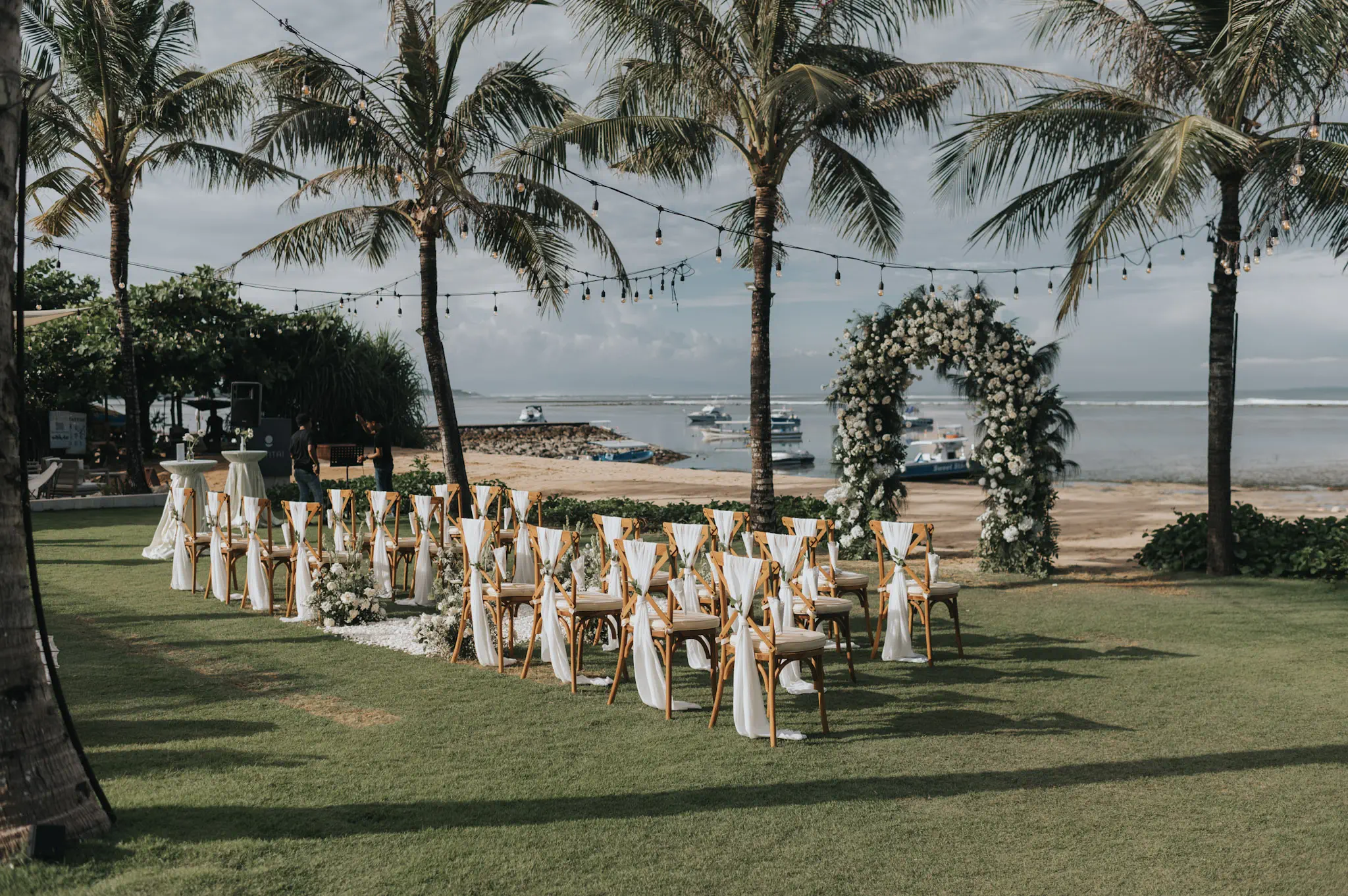 Signature beach wedding at sadara