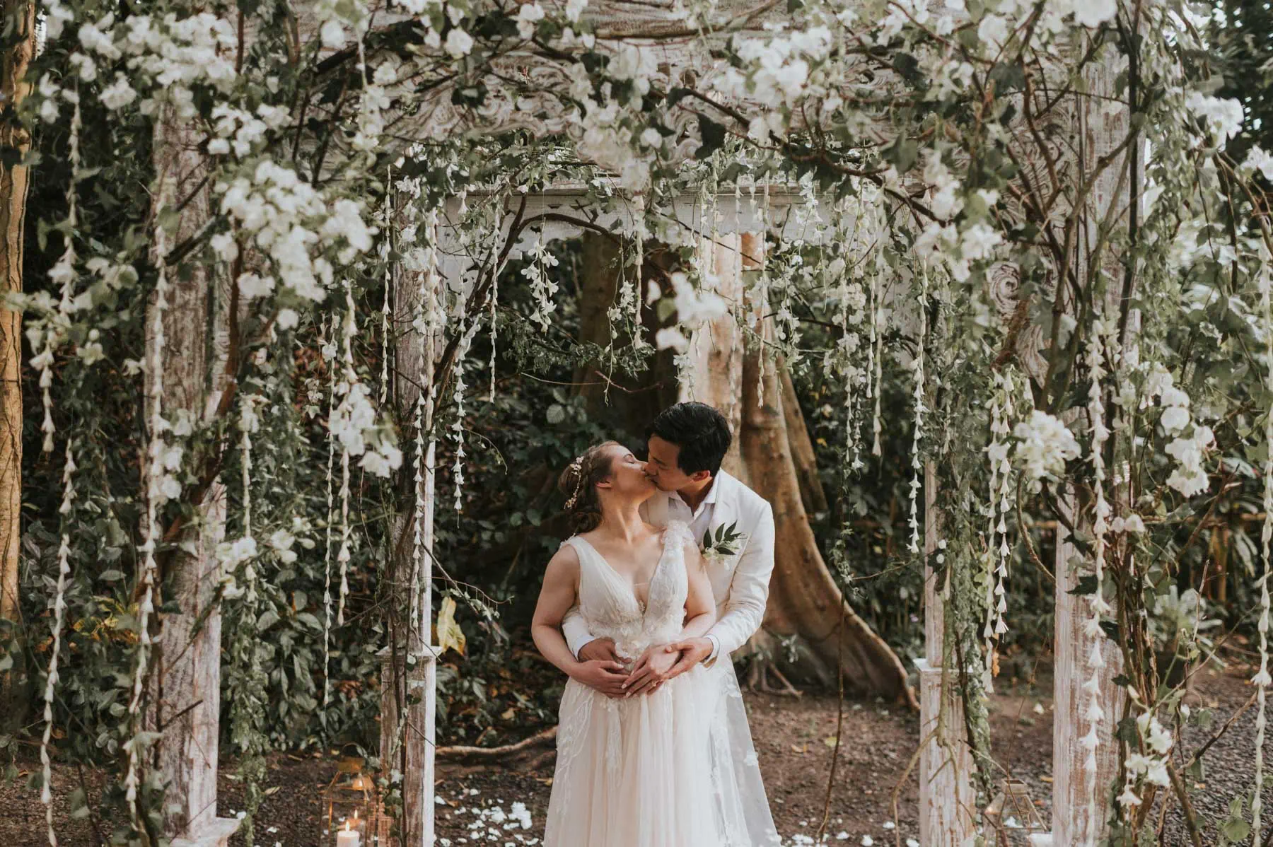 Elopement jungle wedding in canggu