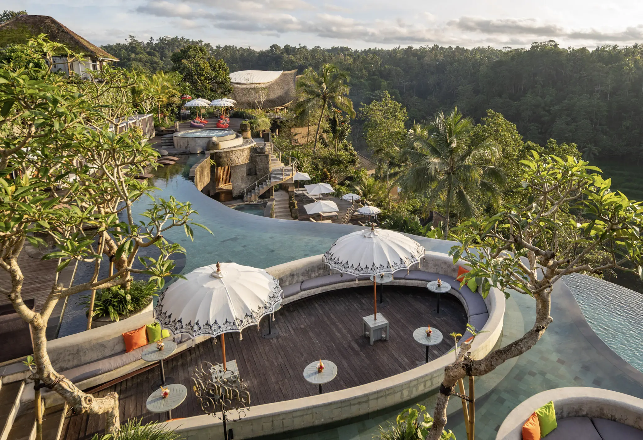 Majestic bamboo chapel in ubud amora bali wedding