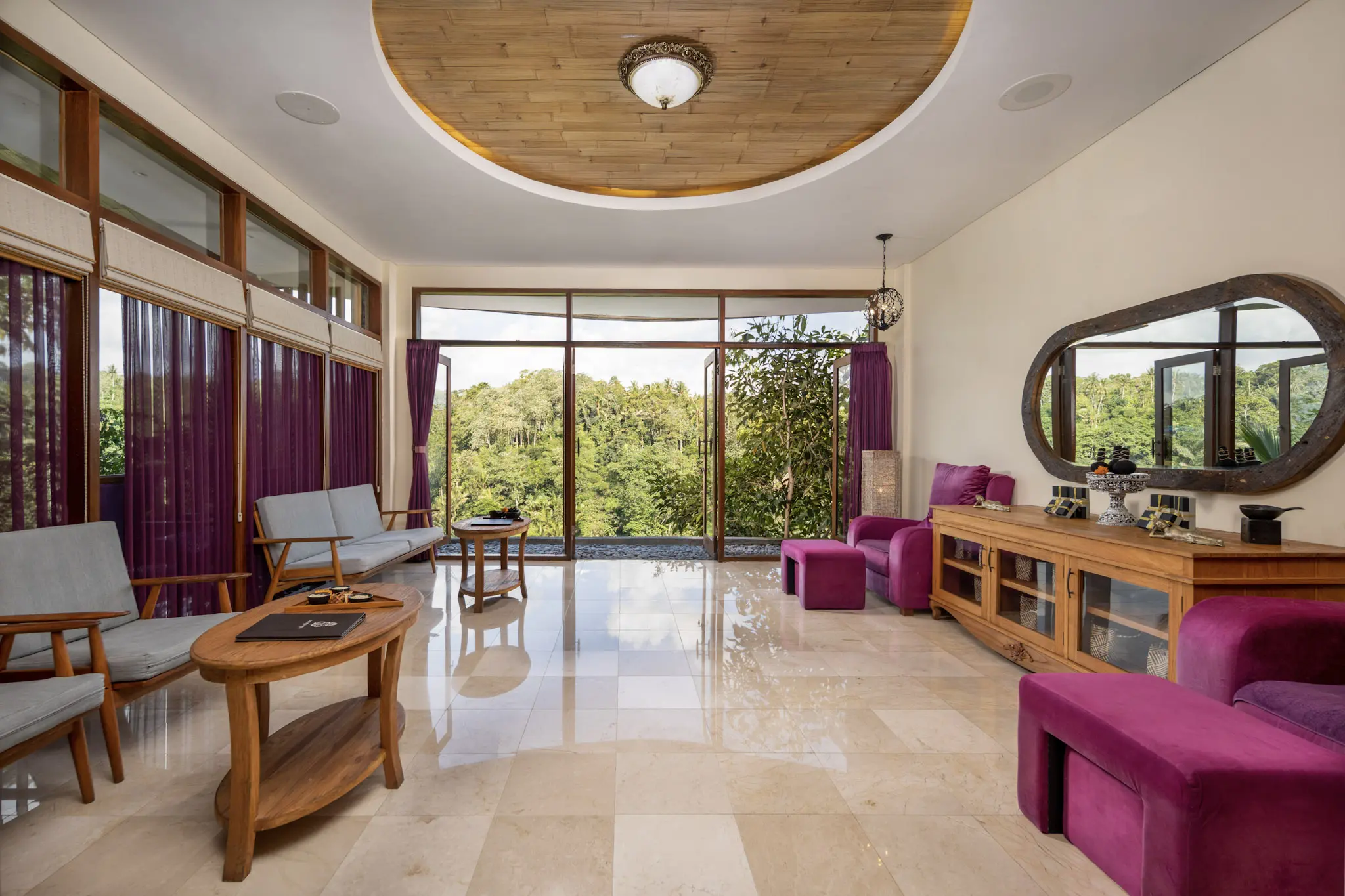 Majestic bamboo chapel in ubud amora bali wedding