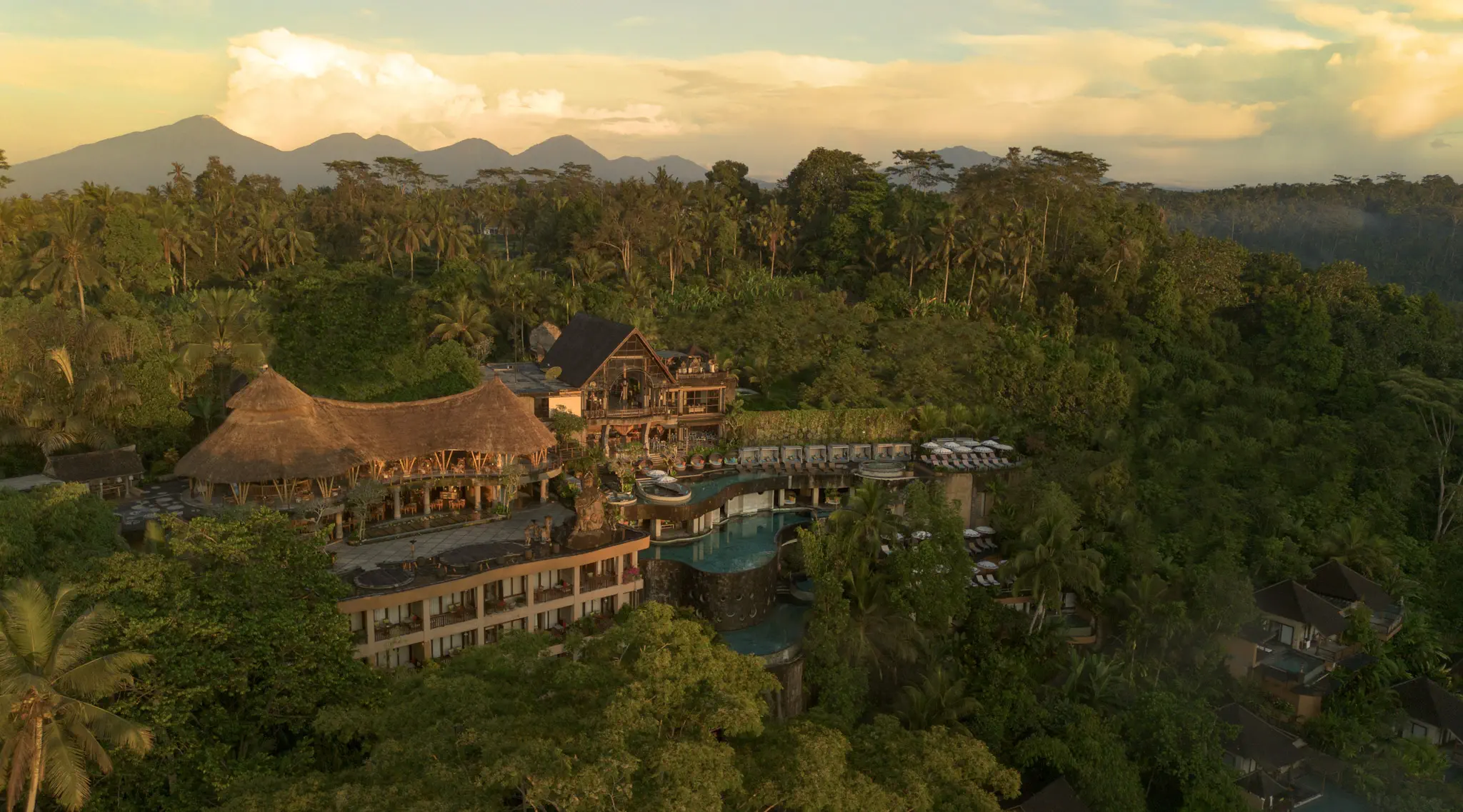 Majestic bamboo chapel in ubud amora bali wedding