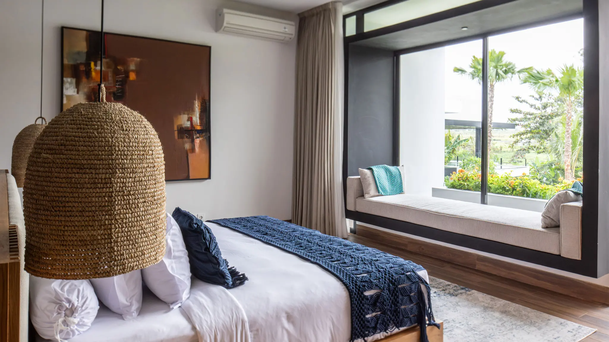 Modern garden wedding in villa norbu