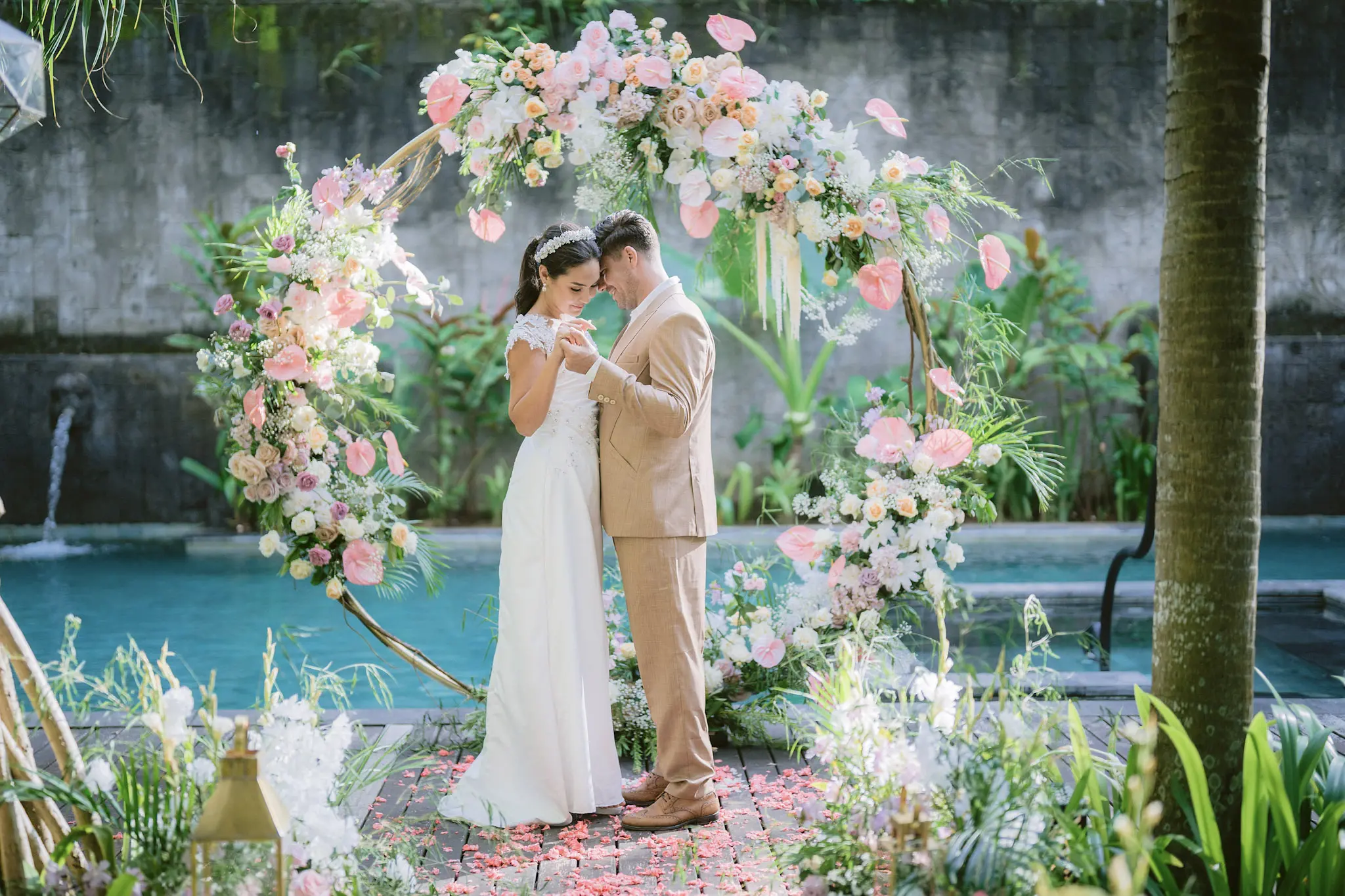 Secret garden wedding in seminyak