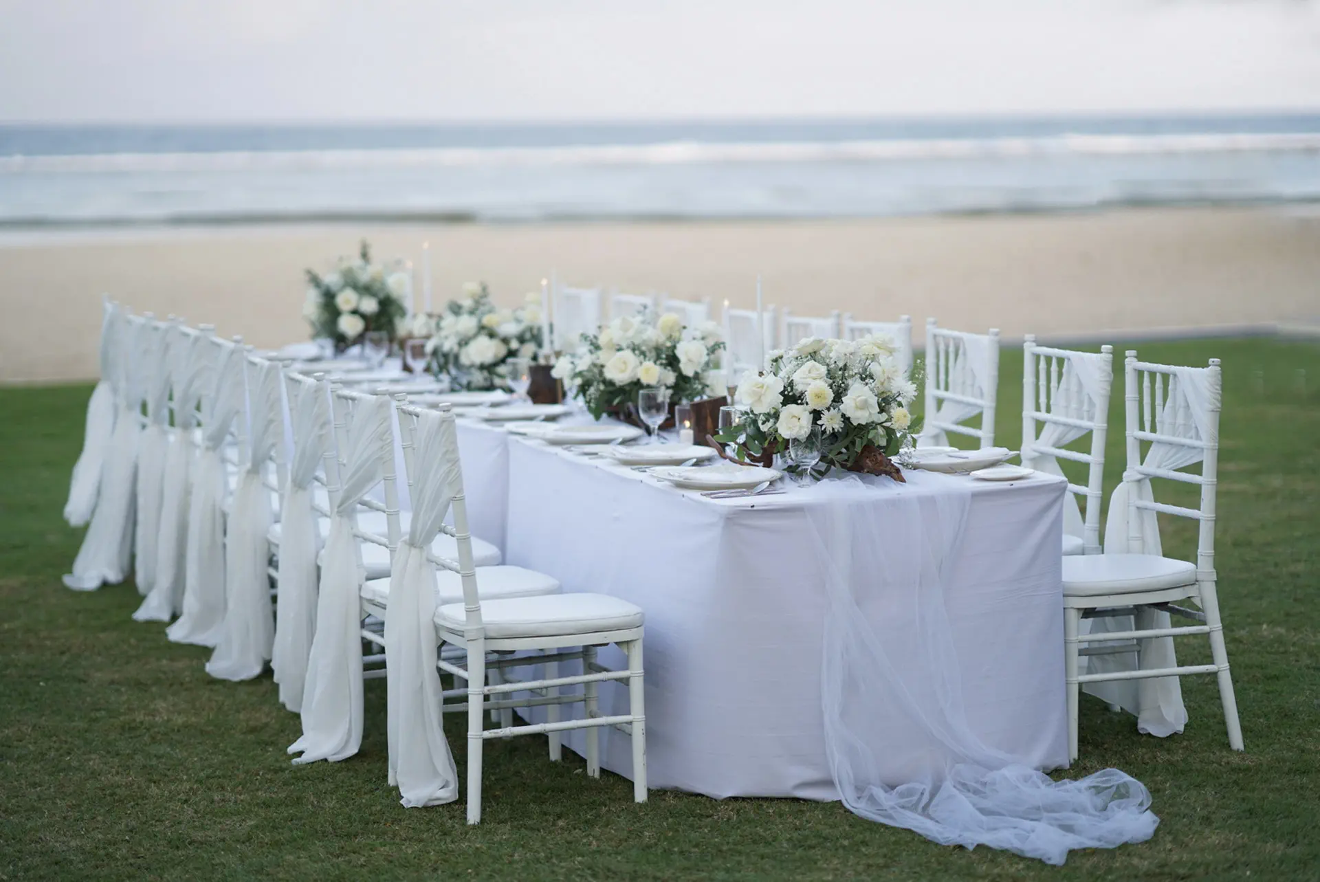 Simple elegant beach wedding in nusa dua beach hotel